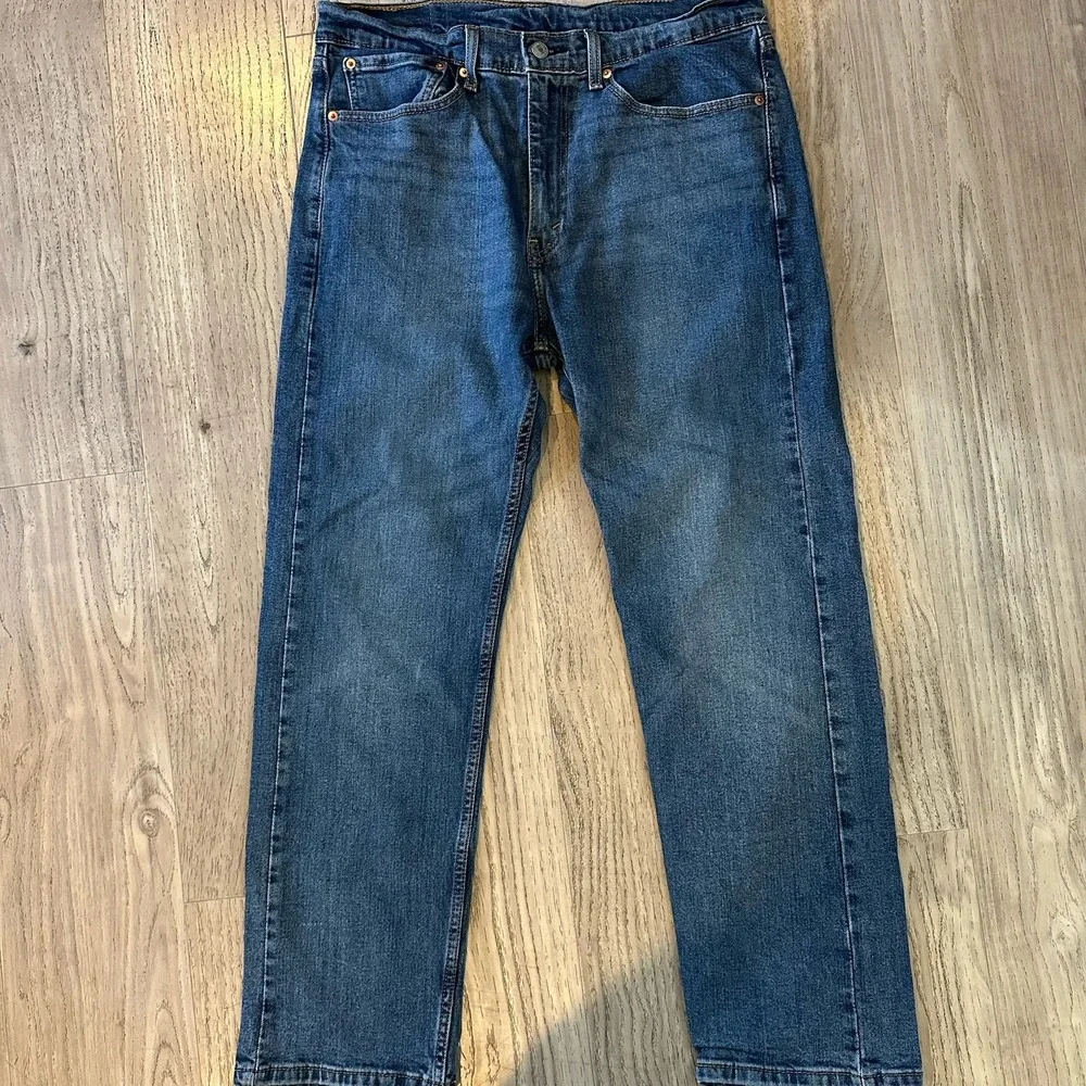 Levi's 505 Jeans Mens‎ Size 34X30 Blue Denim Cotton Classic Regular Straight Fit